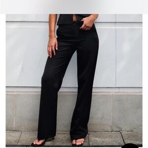 White Fox Boutique Black Wide Leg Pants